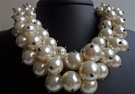 colar perola chanel inspired